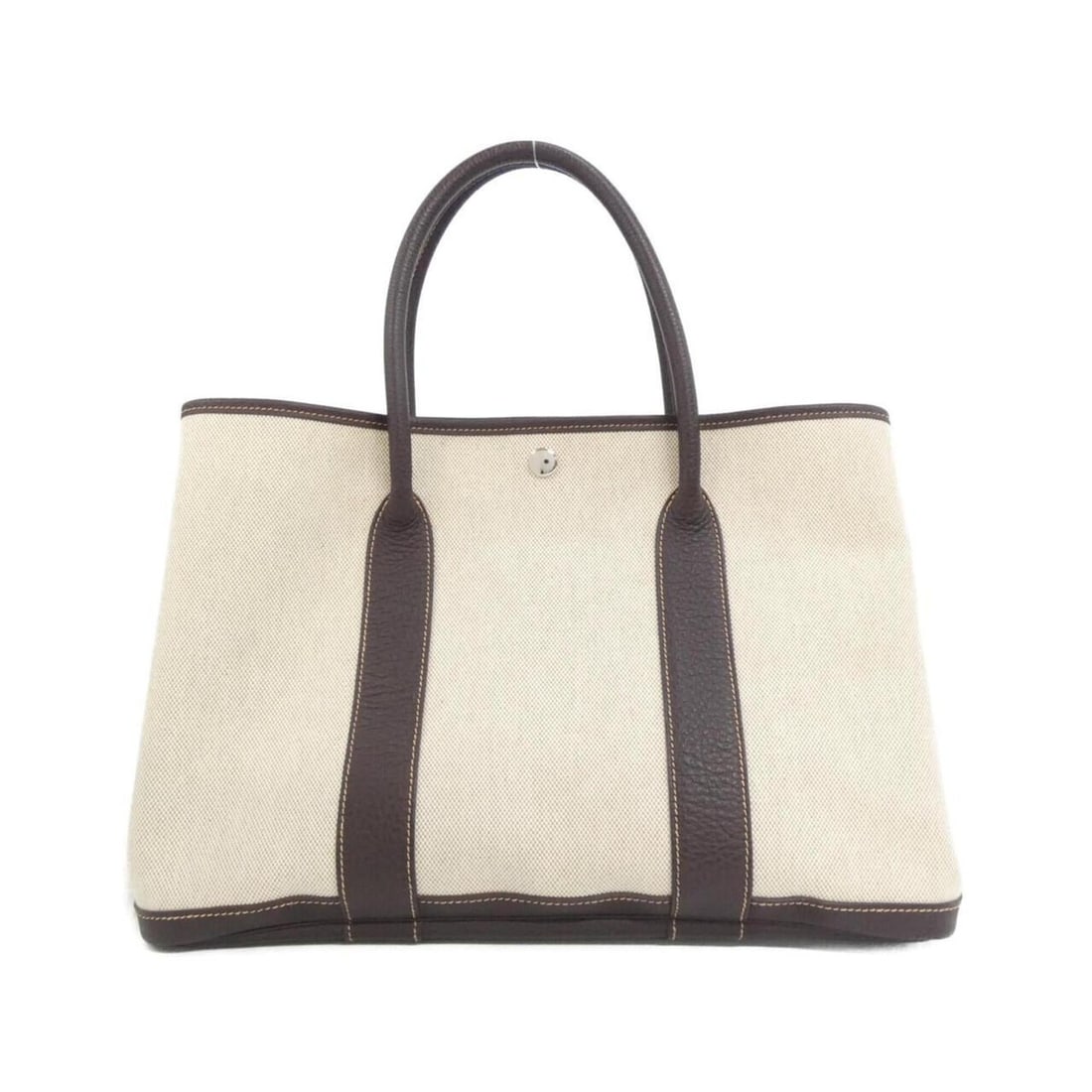 Hermes Garden Party 36cm 034924CK Handbag: --- Catalog ---Category: SizeSize (HxWxD): 26cm x 36cm x 18cm / 10.23'' x 14.17'' x 7.08''Category: DesignType: HandbagColor: BrownGender: WomenMaterial: Toile H , Buffle skipper leather Hardware