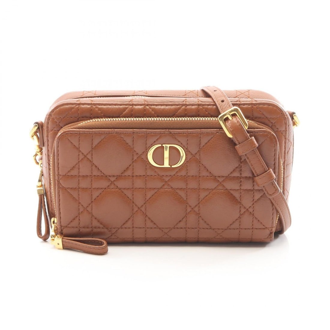 Christian Dior Dior Calo Double Pouch Cannage Shoulder Bag Handbag Leather Women's Brown: --- Catalog ---Category: SizeSize (HxWxD): 11cm x 19cm x 4.5cm / 4.33'' x 7.48'' x 1.77''Category: DesignType: Handbag, Pouch, Shoulder bagColor: BrownGender: WomenMaterial: Leather Category: GeneralB