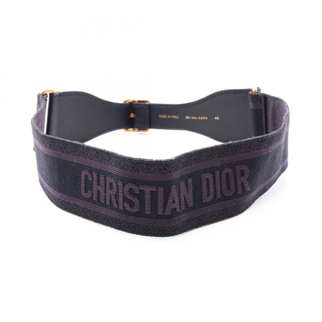 Christian Dior Dior Embroidered Maxi Belt, Leather & Canvas, Women's, Black: --- Catalog ---Category: SizeLength: 81cm - 86cm / 31.88'' - 33.85''Category: DesignType: Standard beltColor: BlackGender: WomenMaterial (Strap): Leather , Canvas Category: GeneralBrand: Christian Dio
