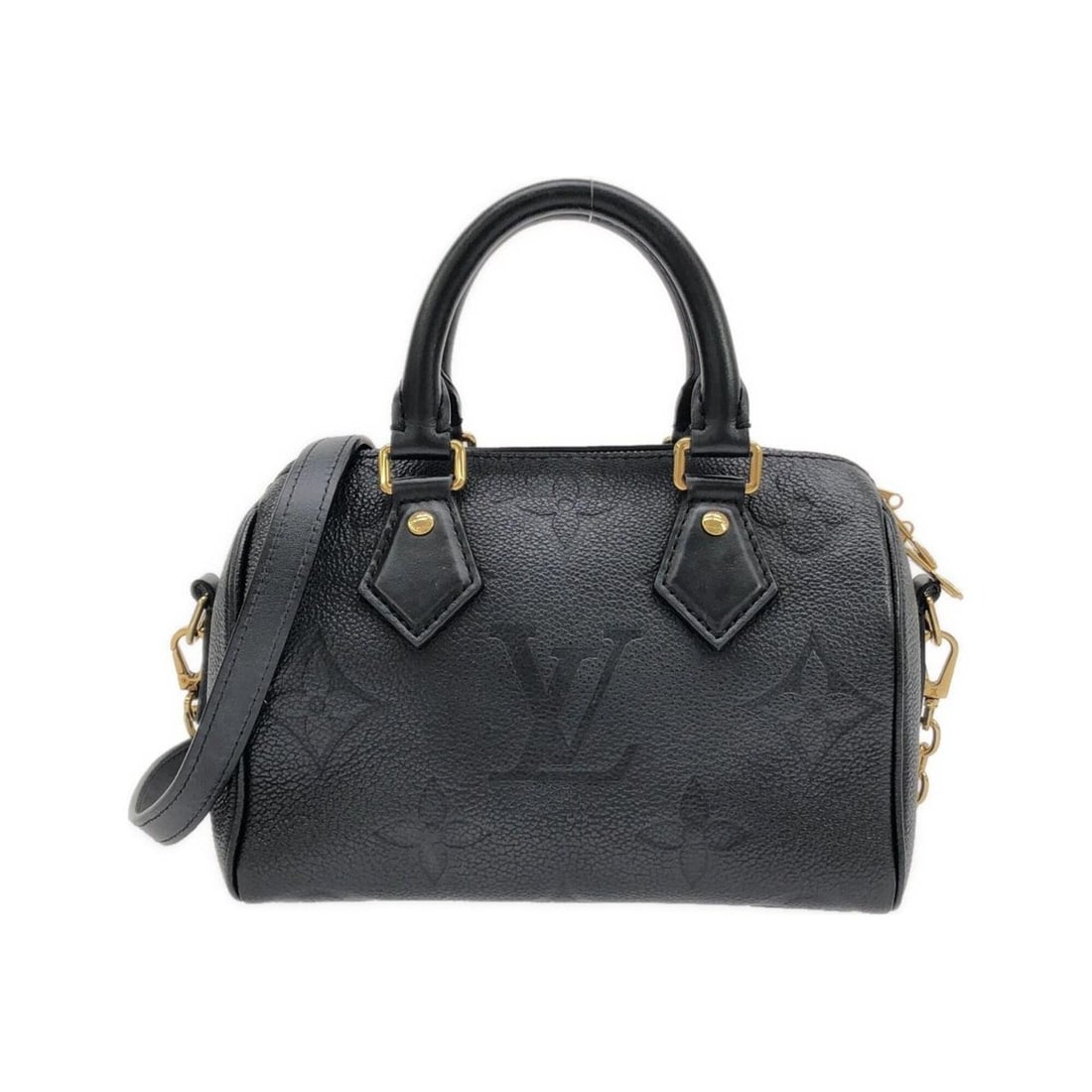 Louis Vuitton Monogram Empreinte Speedy Bandoulière 20cm M58953 Boston Bag: --- Catalog ---Category: SizeSize (HxWxD): 14cm x 21cm x 12cm / 5.51'' x 8.26'' x 4.72''Category: DesignType: Boston bagColor: BlackGender: Women,MenMaterial: Leather Leather/Fur Type: