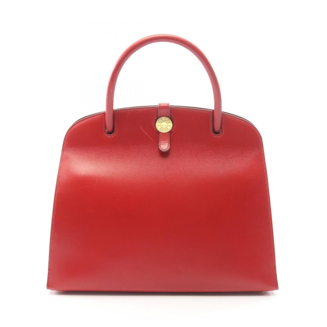 Hermes HERMES Dalvy MM Rouge Vif Handbag, Calfskin (Cowhide), Box Calf Leather, Women's, Red: --- Catalog ---Category: SizeSize (HxWxD): 24cm x 30cm x 11.5cm / 9.44'' x 11.81'' x 4.52''Category: DesignType: HandbagColor: Red colorGender: WomenMaterial: Box calf leather , Leather Hardware Color