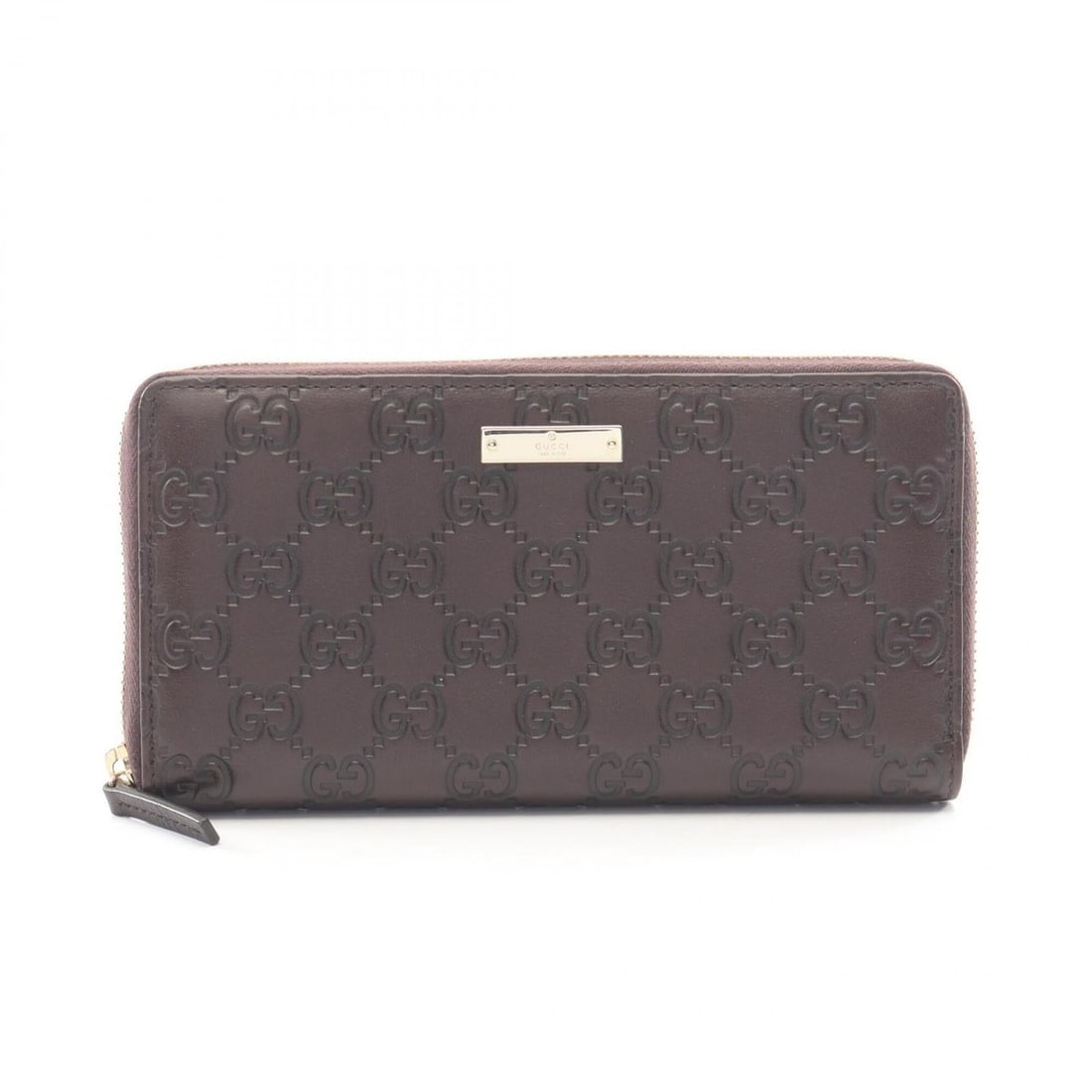 Gucci GG Canvas Round Zip Wallet, Leather, Women's, Brown, 307980: --- Catalog ---Category: SizeSize (HxWxD): 9.5cm x 19cm x 2cm / 3.74'' x 7.48'' x 0.78''Category: DesignType: Long wallet (bi-fold)Color: BrownGender: WomenMaterial: GG canvas , Leather Category: Gene