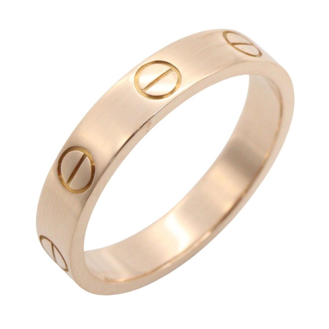 Cartier Mini Love Ring, 18K Pink Gold (PG), Women's Tone, B4085200: --- Catalog ---Category: SizeJP Size: 11US Size: 6Category: DesignType: Band ringColor: GoldGender: WomenMaterial: Pink gold (18K)Category: GeneralMPN: B4085200Brand: Cartier--- Item List ---Section: 