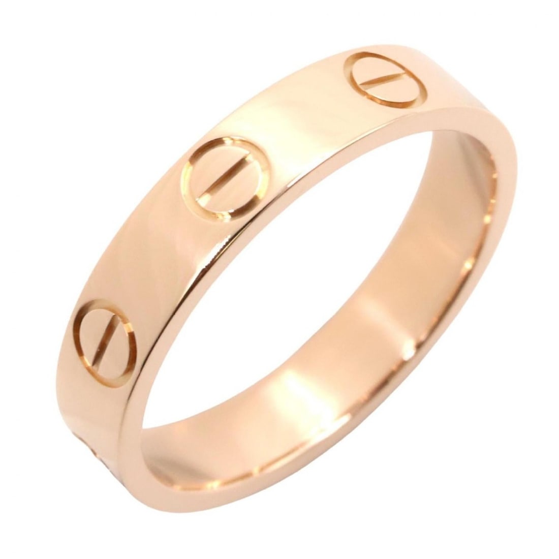 Cartier Mini Love Ring, 18K Pink Gold (PG), Women's Tone, B4085200: --- Catalog ---Category: SizeJP Size: 7.5US Size: 4Category: DesignType: Band ringColor: GoldGender: WomenMaterial: Pink gold (18K)Category: GeneralMPN: B4085200Brand: Cartier--- Item List ---Section: