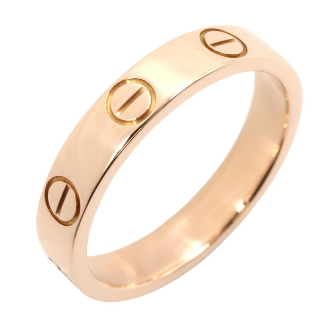 Cartier Mini Love Ring, 18K Pink Gold (PG), Women's Tone, B4085200: --- Catalog ---Category: SizeJP Size: 8.5US Size: 4.5Category: DesignType: Band ringColor: GoldGender: WomenMaterial: Pink gold (18K)Category: GeneralMPN: B4085200Brand: Cartier--- Item List ---Sectio