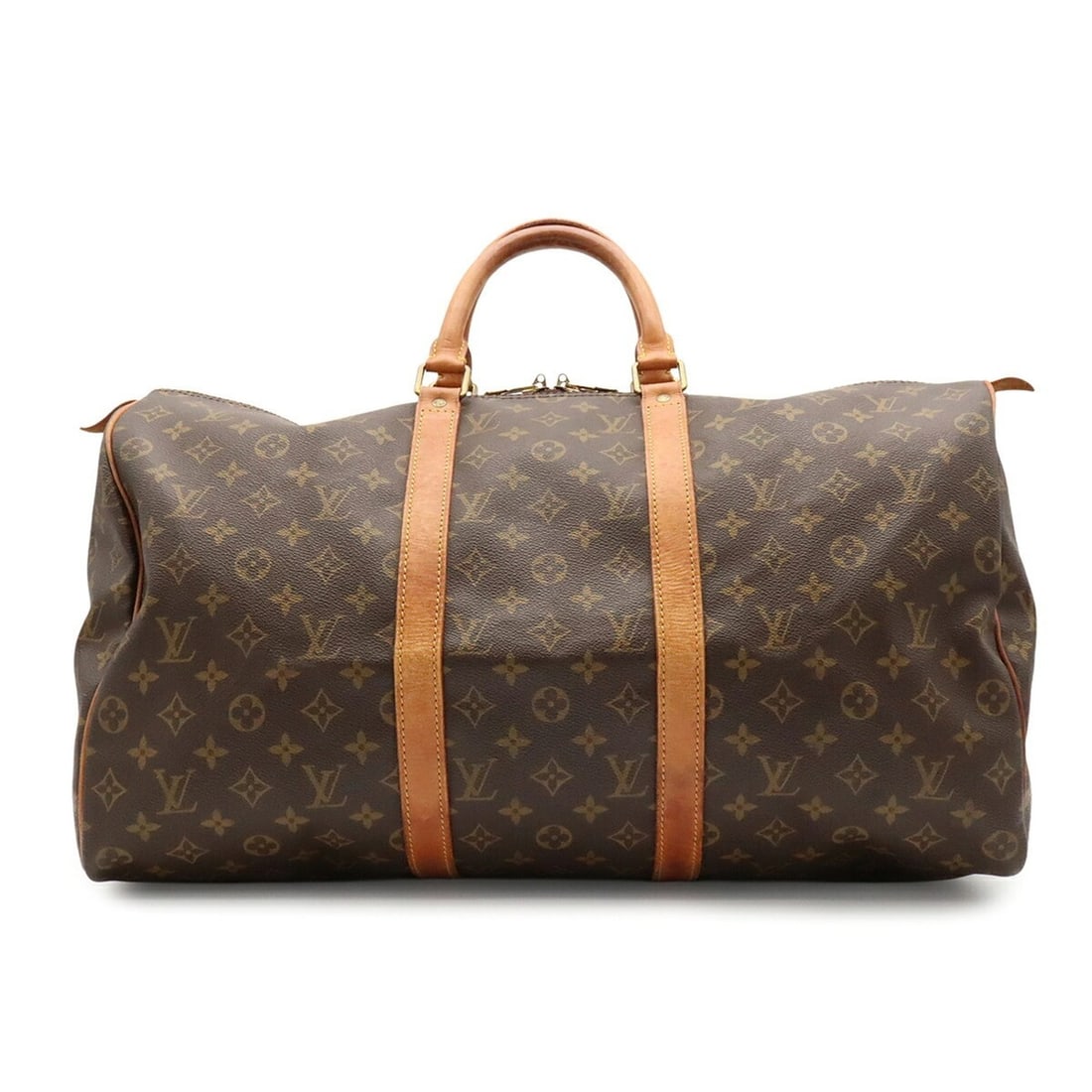 LOUIS VUITTON Louis Vuitton Monogram Keepall 50 Boston Bag Handbag Travel M41426: --- Catalog ---Category: SizeSize (HxWxD): 29cm x 50.5cm x 22cm / 11.41'' x 19.88'' x 8.66''Category: DesignType: Boston bag, HandbagColor: BrownGender: WomenMaterial: Monogram Category: GeneralMPN: M
