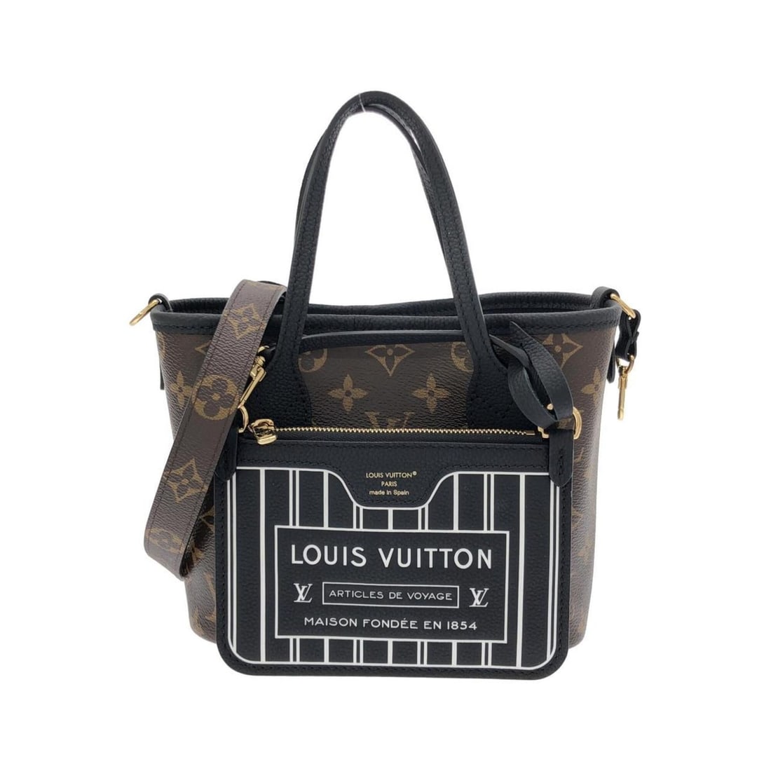 Louis Vuitton Monogram Neverfull Inside Out BB M28347 Handbag (1 of 10)