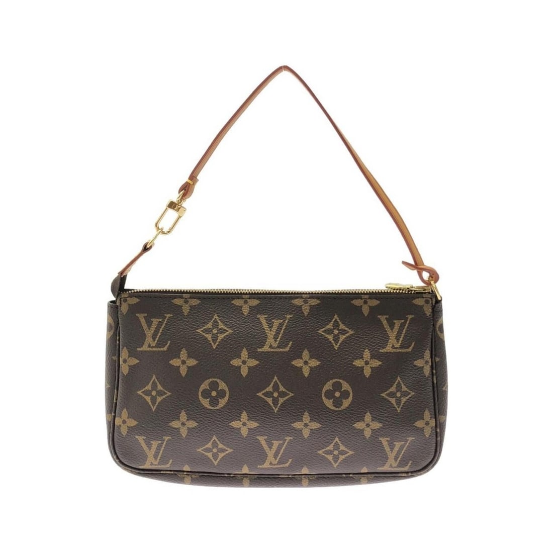 Louis Vuitton Monogram Pochette Accessoires M51980 Accessory Pouch: --- Catalog ---Category: SizeSize (HxWxD): 13cm x 22cm x 4cm / 5.11'' x 8.66'' x 1.57''Category: DesignType: Pochette, PouchColor: MarronGender: WomenMaterial: Coated canvas Hardware Color: GoldCatego