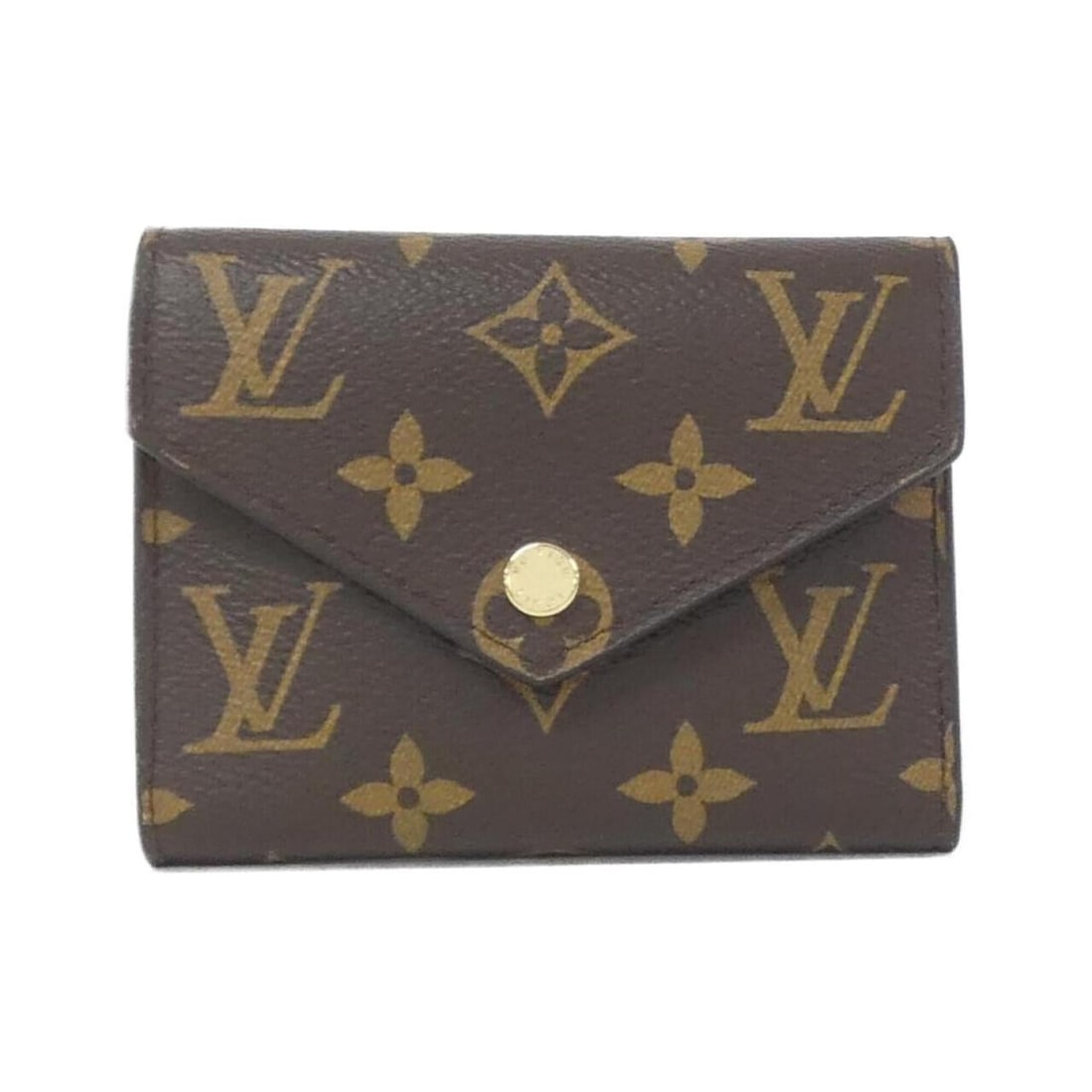 Louis Vuitton Monogram Portefeuille Victorine M62472 Wallet: --- Catalog ---Category: SizeSize (HxWxD): 9cm x 12cm x 2cm / 3.54'' x 4.72'' x 0.78''Category: DesignType: Wallet (tri-fold)Color: MarronGender: Men,WomenMaterial: Coated canvas Category: GeneralMPN: