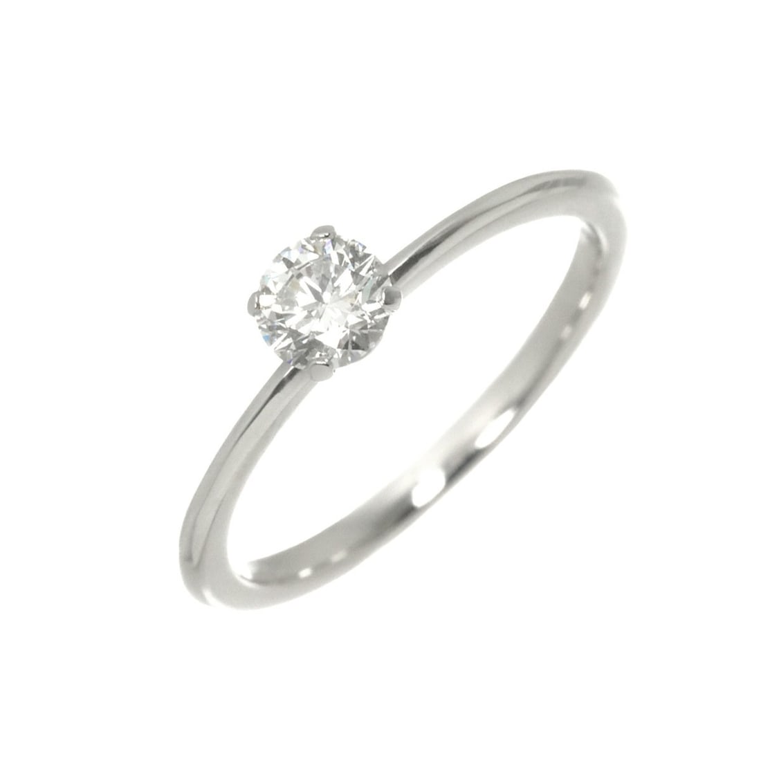 Tiffany & Co. True Band Ring, 0.33ct Diamond, Platinum Ring: --- Catalog ---Category: SizeJP Size: 10US Size: 5.5Category: DesignType: Band ringGender: WomenMaterial: Platinum 950Category: GeneralBrand: Tiffany--- Item List ---Section: ConditionRanking: Rank SA