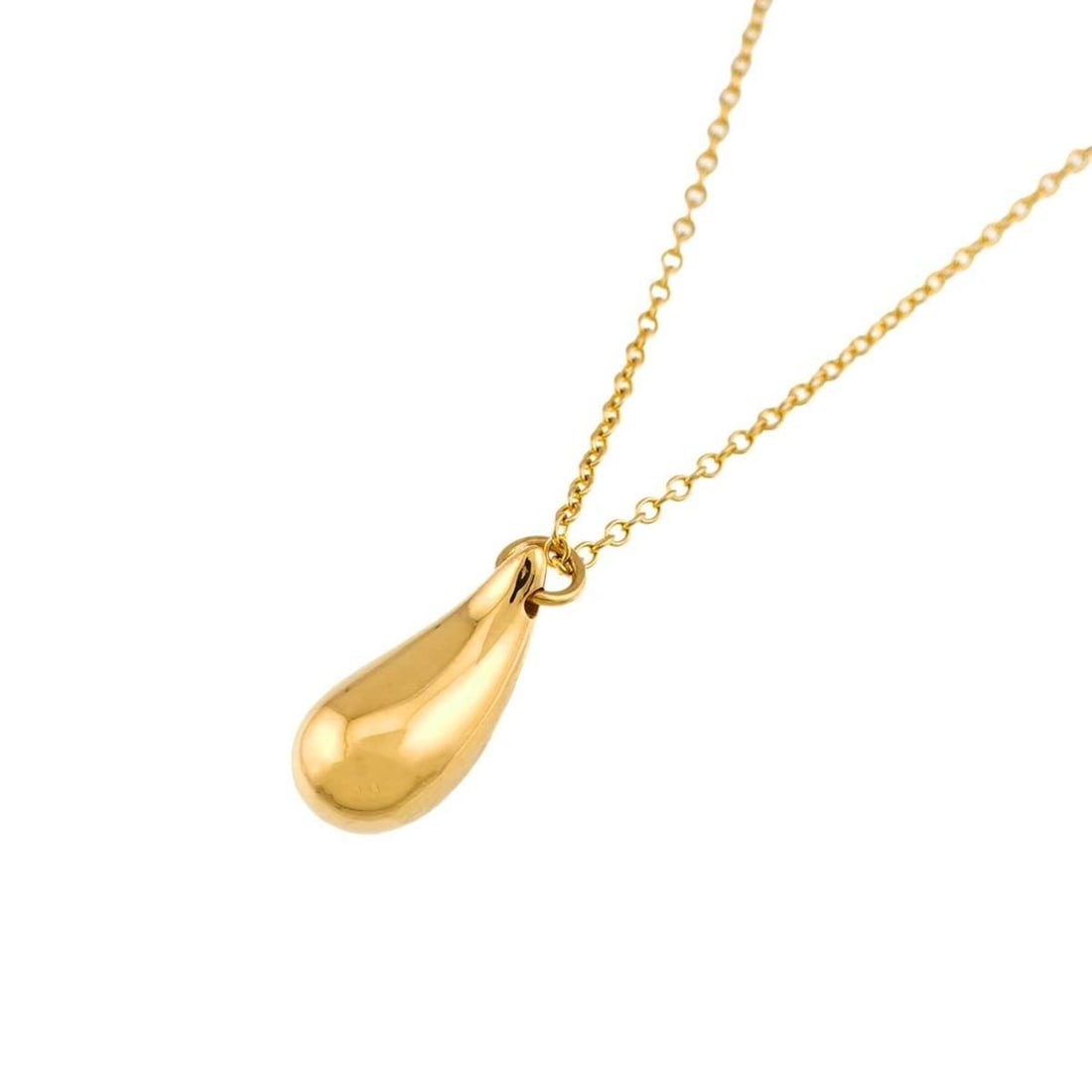 Tiffany & Co. Teardrop Necklace, 42.5cm, 18K Yellow Gold (750): --- Catalog ---Category: SizePendant Size: 13mm x 6.1mm / 0.51'' x 0.24''Neck Circumference: 42.5 cm / 16.73''Category: DesignGender: WomenMaterial: Yellow gold (18K)Necklace Type: NecklaceCategory: G