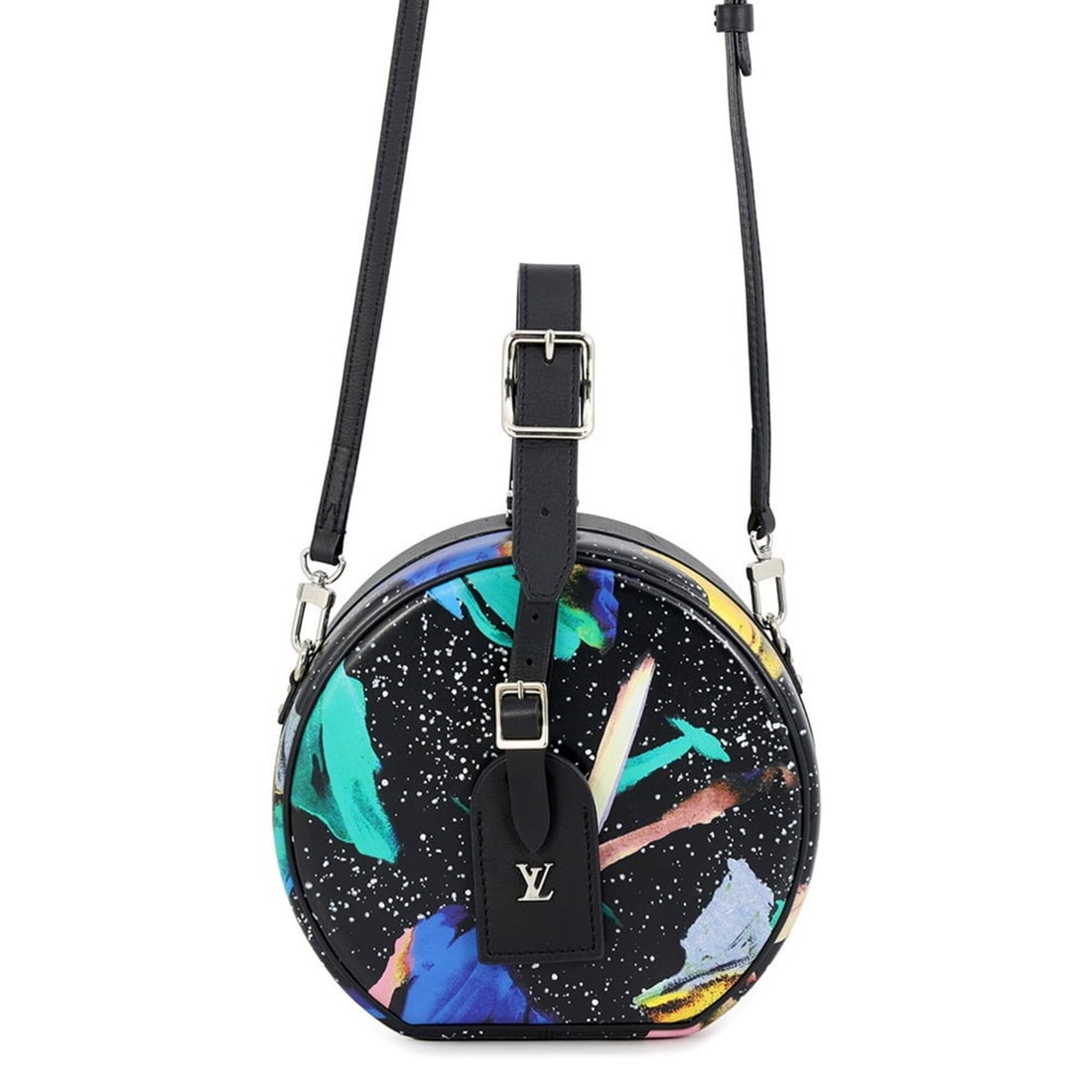 Louis Vuitton Petite Boite Chapeau Leather Handbag, 2-way Shoulder Bag, Black, Handbag for Women,: --- Catalog ---Category: SizeSize (HxWxD): 16cm x 17.5cm x 7.5cm / 6.29'' x 6.88'' x 2.95''Category: DesignType: Handbag, Shoulder bagColor: Multi-color, NoirGender: WomenMaterial: Leather Category: G