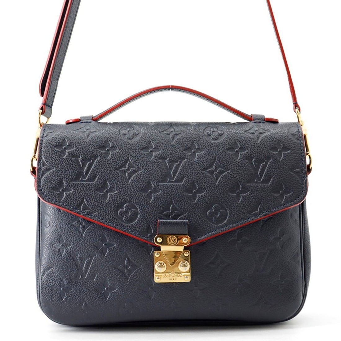 Louis Vuitton Monogram Empreinte Pochette Métis MM M44071 Handbag, 2-way Shoulder Bag, Handbag for: --- Catalog ---Category: SizeSize (HxWxD): 19.5cm x 25cm x 6cm / 7.67'' x 9.84'' x 2.36''Category: DesignType: Handbag, PochetteColor: Marine rougeGender: WomenMaterial: Monogram Empreinte Category: G