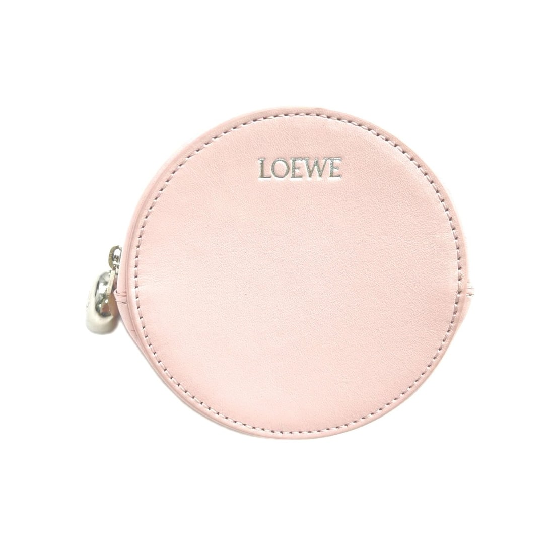 LOEWE Shiny Napa Calf Pebble Cookie Keychain Blossom CANB419X01 Wallet/Coin Case Pink Women's: --- Catalog ---Category: SizeSize (HxWxD): 8.5cm x 8.5cm x 3.5cm / 3.34'' x 3.34'' x 1.37''Category: DesignType: Coin purse/coin caseColor: PinkGender: WomenMaterial: Leather Category: GeneralMPN: CAN