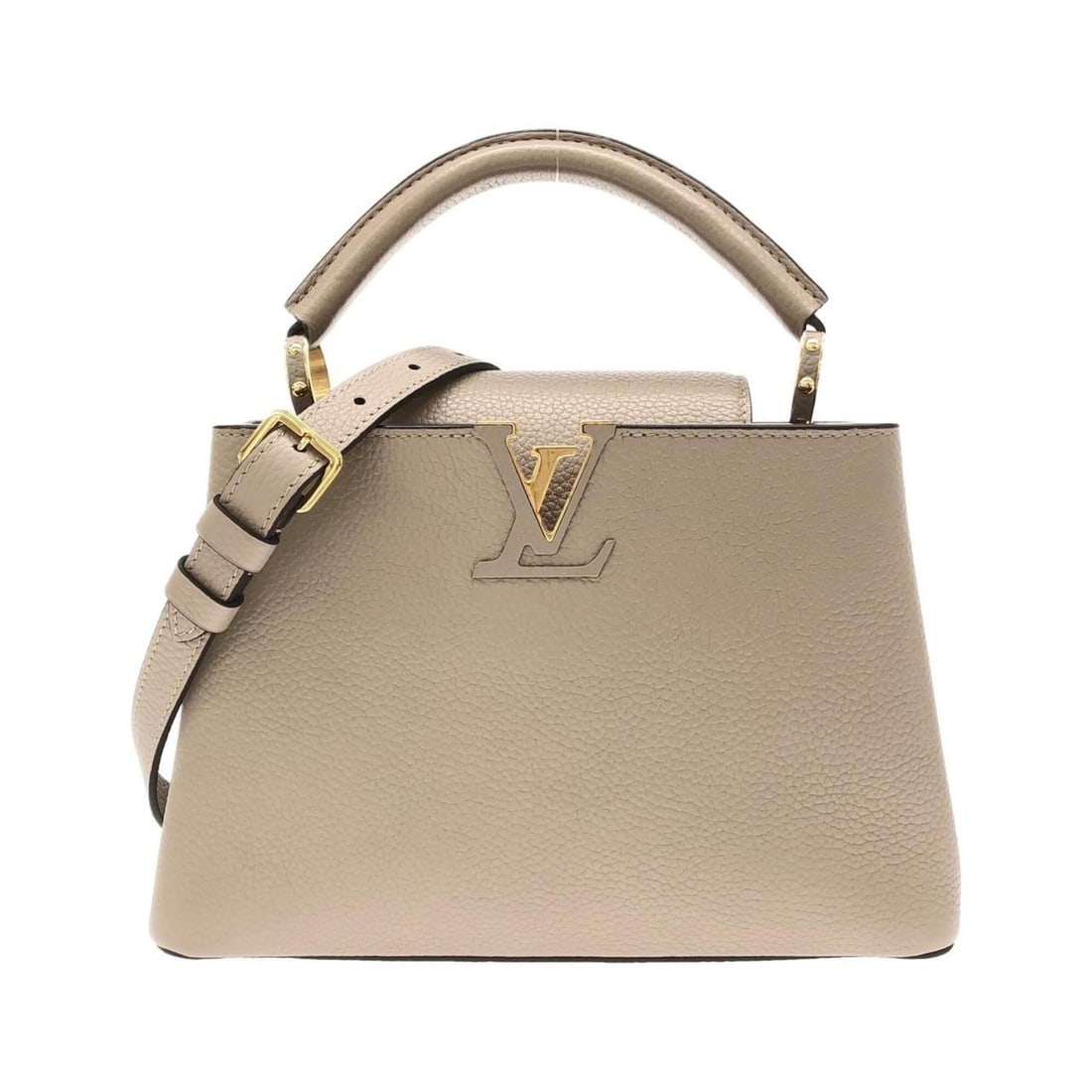 Louis Vuitton Capucines BB M94634 Handbag: --- Catalog ---Category: SizeSize (HxWxD): 18cm x 27cm x 9cm / 7.08'' x 10.62'' x 3.54''Category: DesignType: HandbagColor: GalleGender: Women,MenHardware Color: GoldCategory: GeneralMPN: M94634Brand: