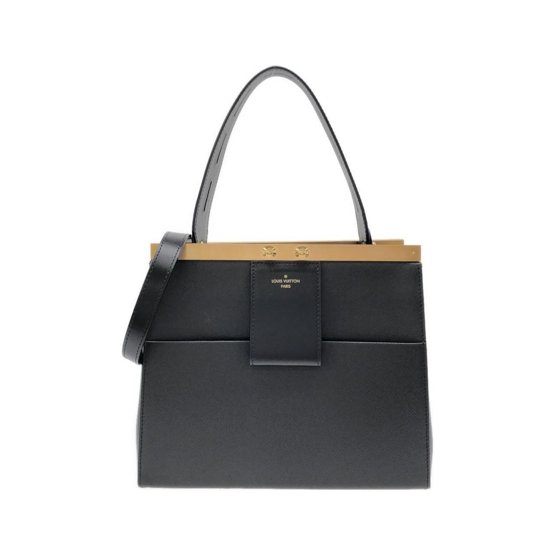 Louis Vuitton Taiga Cityframe M52240 Handbag: --- Catalog ---Category: SizeSize (HxWxD): 22cm x 27cm x 14.5cm / 8.66'' x 10.62'' x 5.7''Category: DesignType: HandbagColor: BlackGender: Men,WomenMaterial: Leather Hardware Color: GoldLeather/Fur Ty