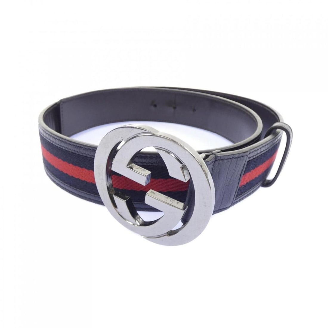 Gucci GUCCI 114984 Belt: --- Catalog ---Category: SizeLength: 88cm - 93cm / 34.64'' - 36.61''Category: DesignType: Standard beltColor: Black, Navy, Red colorGender: MenCategory: GeneralMPN: 114984Brand: Gucci--- Item List ---