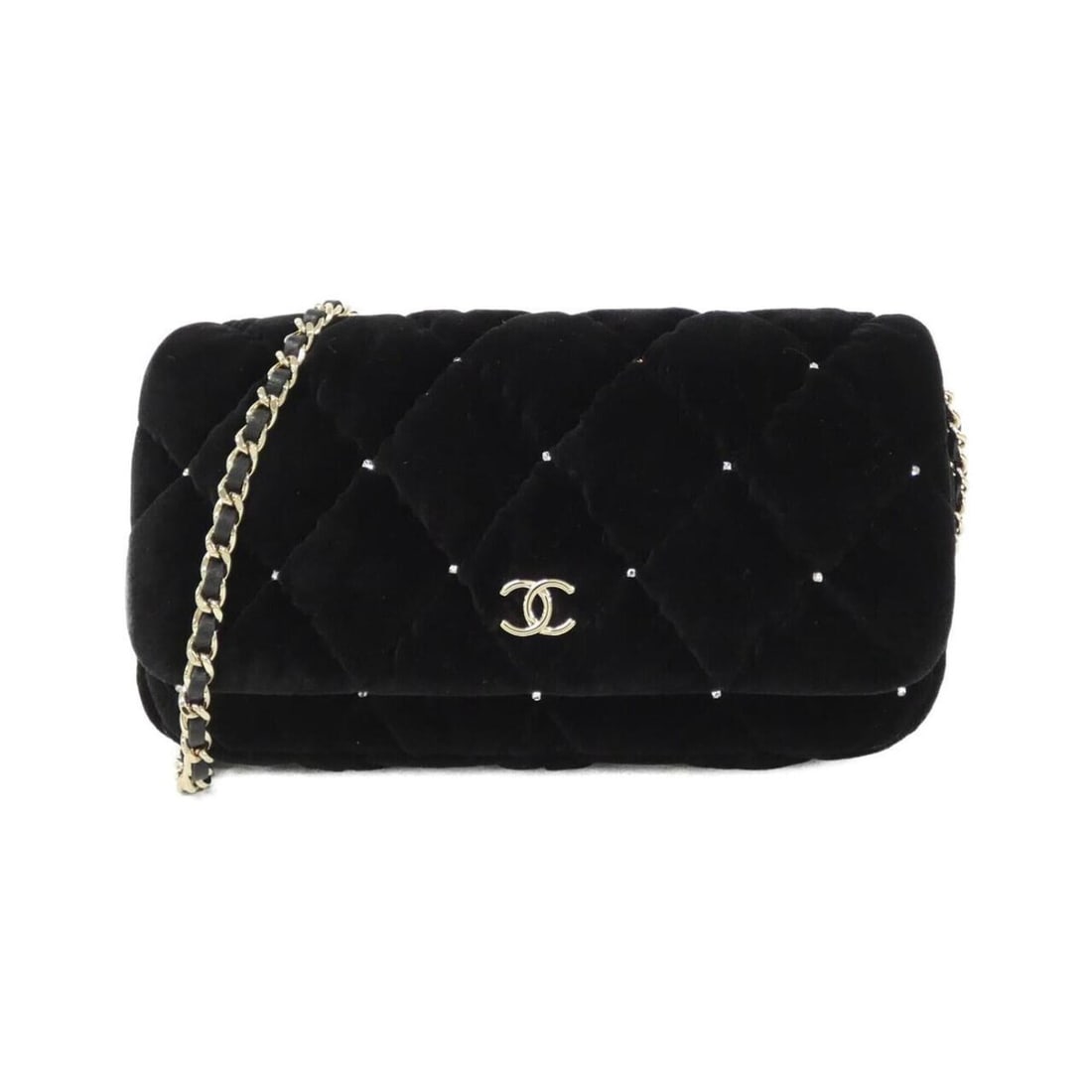 Chanel AP4159 Handbag, Clutch, Shoulder Bag: --- Catalog ---Category: SizeSize (HxWxD): 12cm x 21cm x 4cm / 4.72'' x 8.26'' x 1.57''Category: DesignType: Handbag, Shoulder bagColor: BlackGender: WomenMaterial: Velvet Category: GeneralMPN: AP4159
