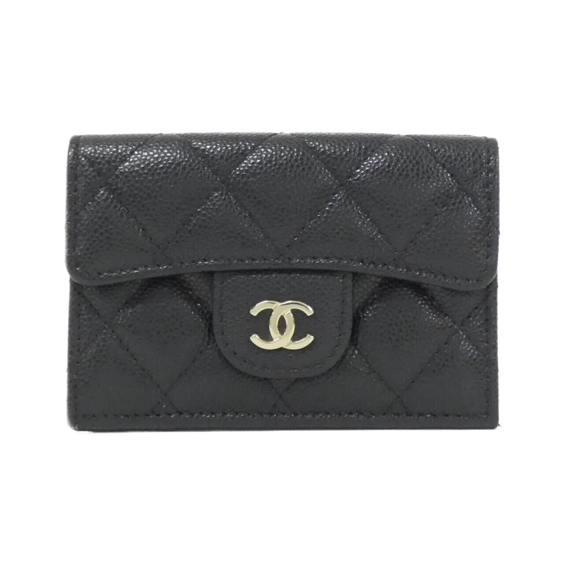 Chanel Timeless Classic Line AP0230 Wallet: --- Catalog ---Category: SizeSize (HxWxD): 8cm x 11cm x 3cm / 3.14'' x 4.33'' x 1.18''Category: DesignType: Wallet (tri-fold)Color: BlackGender: WomenMaterial: Grained Calfskin Category: GeneralMPN: A