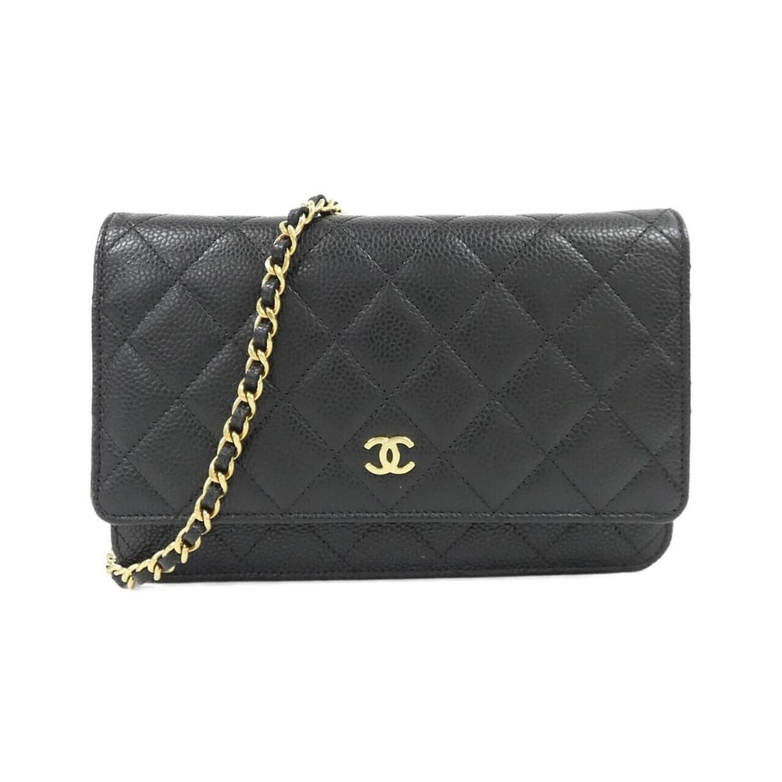 Chanel Timeless Classic Line AP0250 Wallet Chain: --- Catalog ---Category: SizeSize (HxWxD): 12cm x 19cm x 4cm / 4.72'' x 7.48'' x 1.57''Category: DesignType: Chain/Shoulder walletColor: BlackGender: WomenMaterial: Grained Calfskin Category: GeneralM