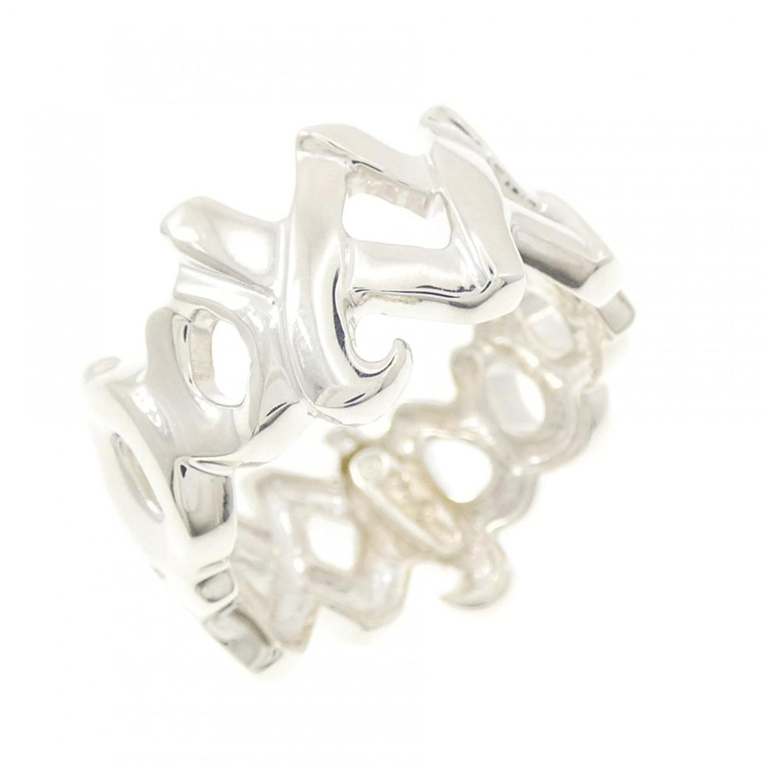 Tiffany Kiss Ring: --- Catalog ---Category: SizeJP Size: 10US Size: 5.5Category: DesignType: Band ringGender: WomenMaterial: Silver 925Category: GeneralBrand: Tiffany--- Item List ---Section: ConditionRanking: Rank SA