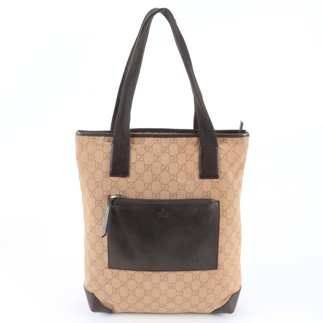 Gucci GG Canvas 28892 Leather Tote Bag Handbag Shoulder Brown Women's: --- Catalog ---Category: SizeSize (HxWxD): 35cm x 27cm x 12cm / 13.77'' x 10.62'' x 4.72''Handle Length: 49cm / 19.29''Category: DesignType: Handbag, Tote bagColor: BrownGender: WomenMaterial: Leather