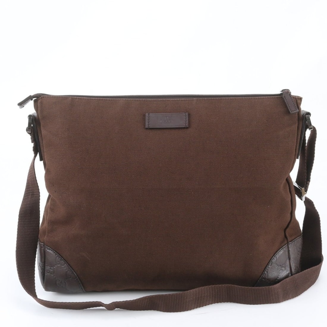 Gucci 257301 Leather Shoulder Bag Messenger Tote Brown Men's: --- Catalog ---Category: SizeSize (HxWxD): 26cm x 34cm x 9cm / 10.23'' x 13.38'' x 3.54''Strap Length: 125cm / 49.21''Category: DesignType: Shoulder bag, Tote bagColor: BrownGender: MenMaterial: Leath