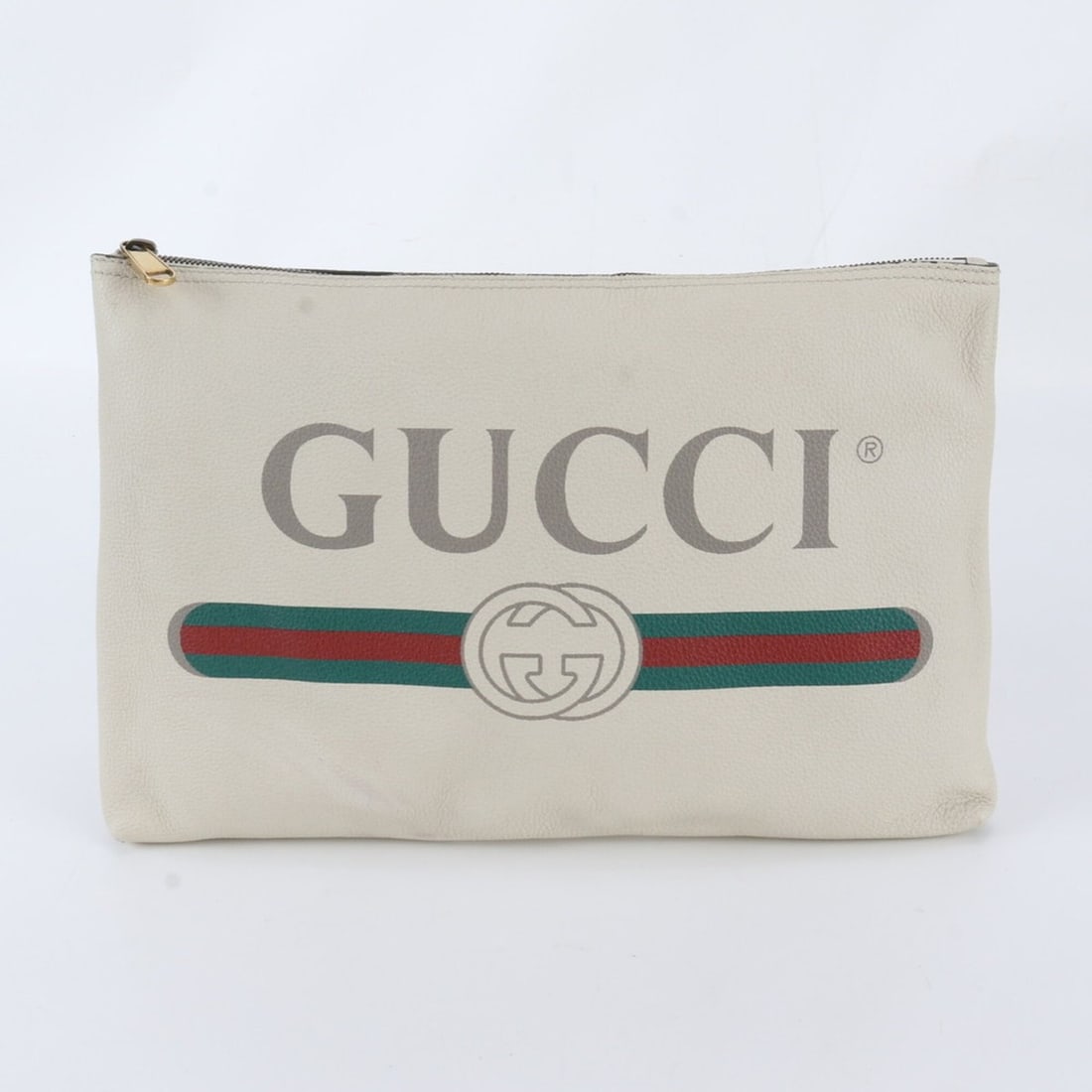 Gucci 500984 Leather Second Bag Clutch Handbag Pouch Brand Men's (1 of 8)