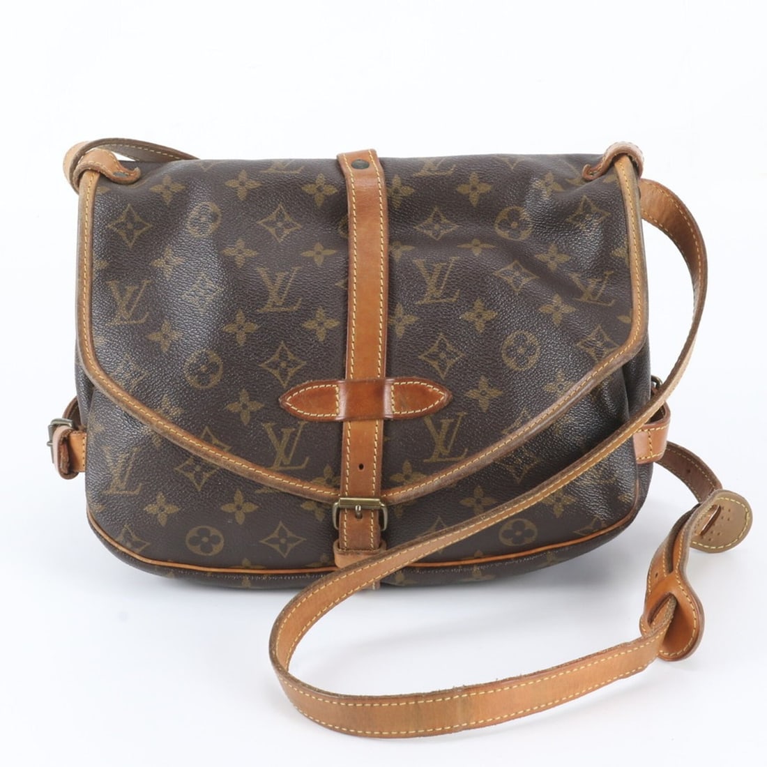 Louis Vuitton Monogram Saumur 30 M42256 Leather Shoulder Bag Messenger for Men (1 of 10)