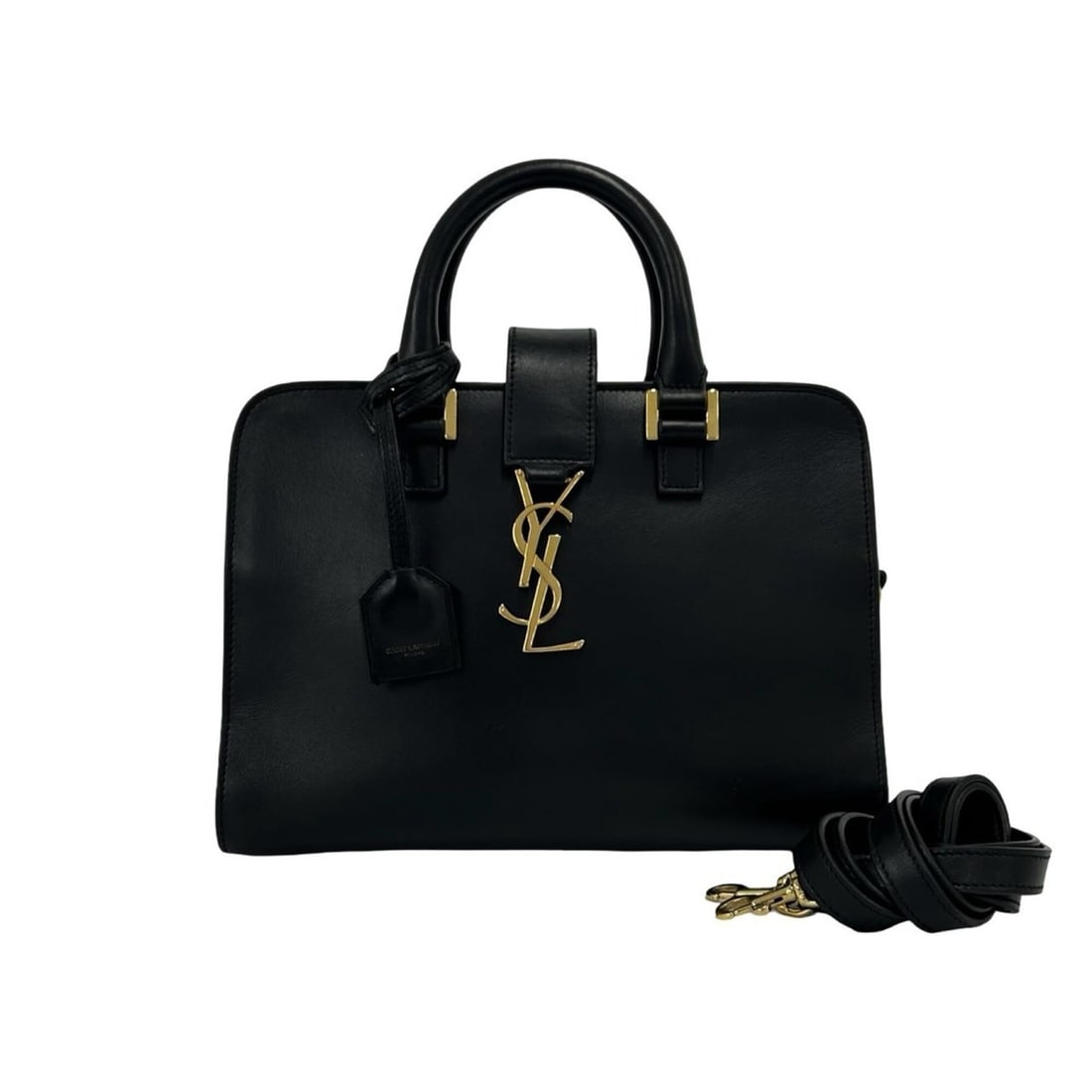 Yves Saint Laurent SAINT LAURENT PARIS Baby Cabas YSL Logo Hardware Leather 2-way Handbag Shoulder: --- Catalog ---Category: SizeSize (HxWxD): 18cm x 25.5cm x 12.5cm / 7.08'' x 10.03'' x 4.92''Category: DesignType: Handbag, Shoulder bagColor: BlackGender: WomenMaterial: Leather Category: GeneralBran
