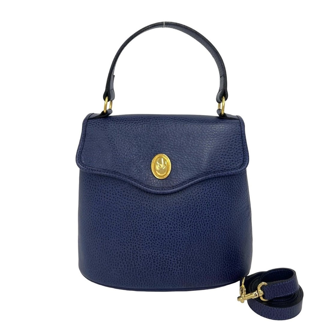 Christian Dior Vintage CD Logo Hardware Leather 2-way Handbag/Shoulder Bag Navy Purple 28063: --- Catalog ---Category: SizeSize (HxWxD): 22.5cm x 25.5cm x 12.5cm / 8.85'' x 10.03'' x 4.92''Category: DesignType: Handbag, Shoulder bagColor: NavyGender: WomenMaterial: Leather Category: GeneralBra