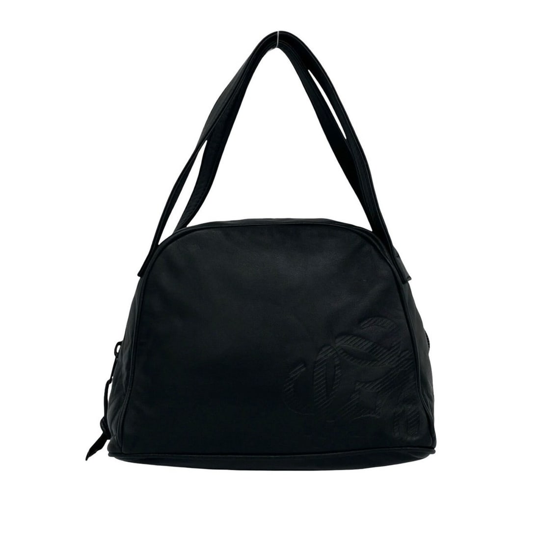 LOEWE Vintage Anagram Logo Nappa Leather Handbag Mini Boston Bag Black 32798: --- Catalog ---Category: SizeSize (HxWxD): 14.5cm x 19cm x 8.5cm / 5.7'' x 7.48'' x 3.34''Category: DesignType: Boston bag, HandbagColor: BlackGender: WomenMaterial: Leather Category: GeneralBrand: Lo