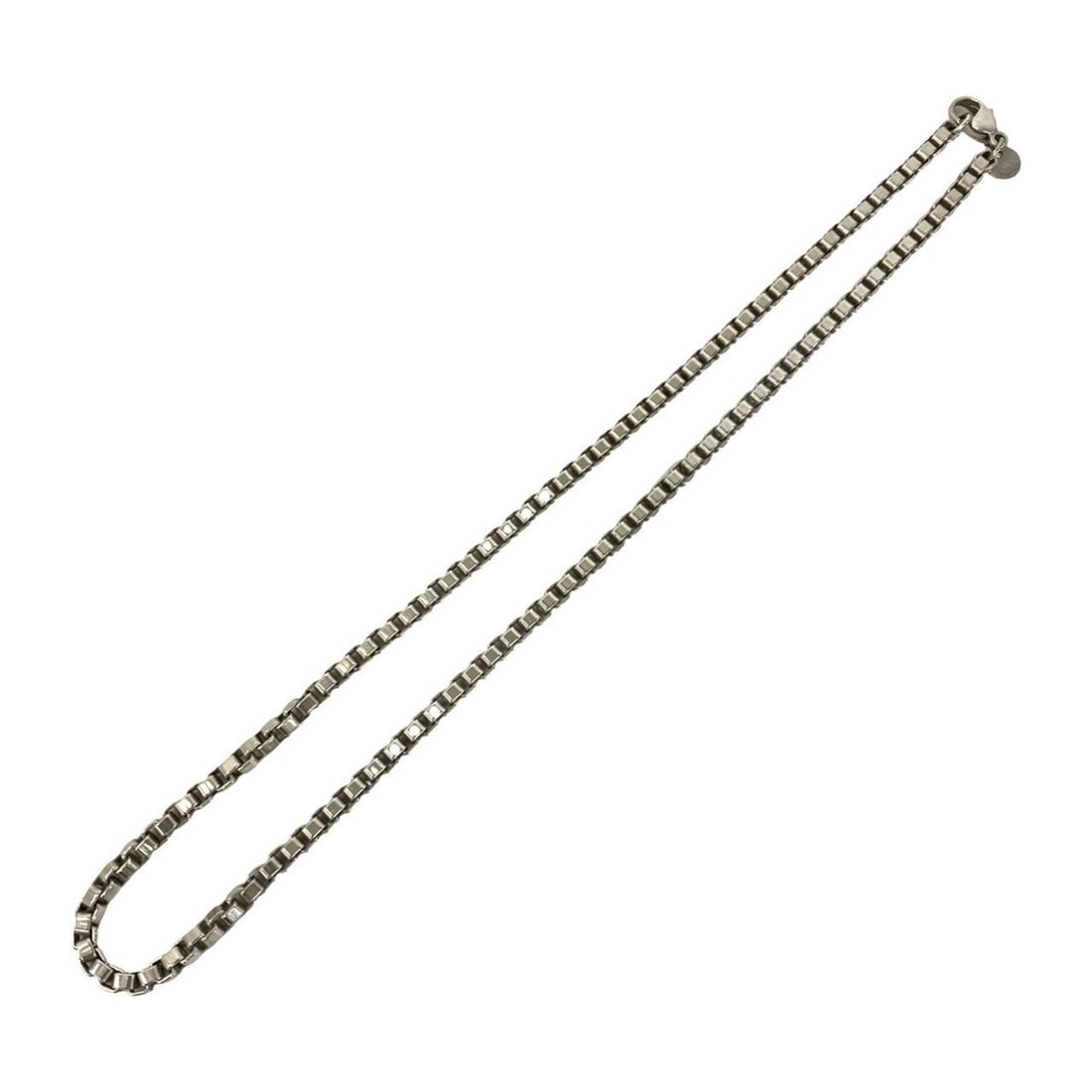 TIFFANY&Co. Tiffany Vintage Venetian Necklace, Sterling Silver 925 Chain Choker, Accessory, 480-5: --- Catalog ---Category: SizeNeck Circumference: 46.2 cm / 18.18''Category: DesignColor: SilverGender: WomenMaterial: Silver 925Necklace Type: NecklaceCategory: GeneralBrand: Tiffany--- Item List ---S