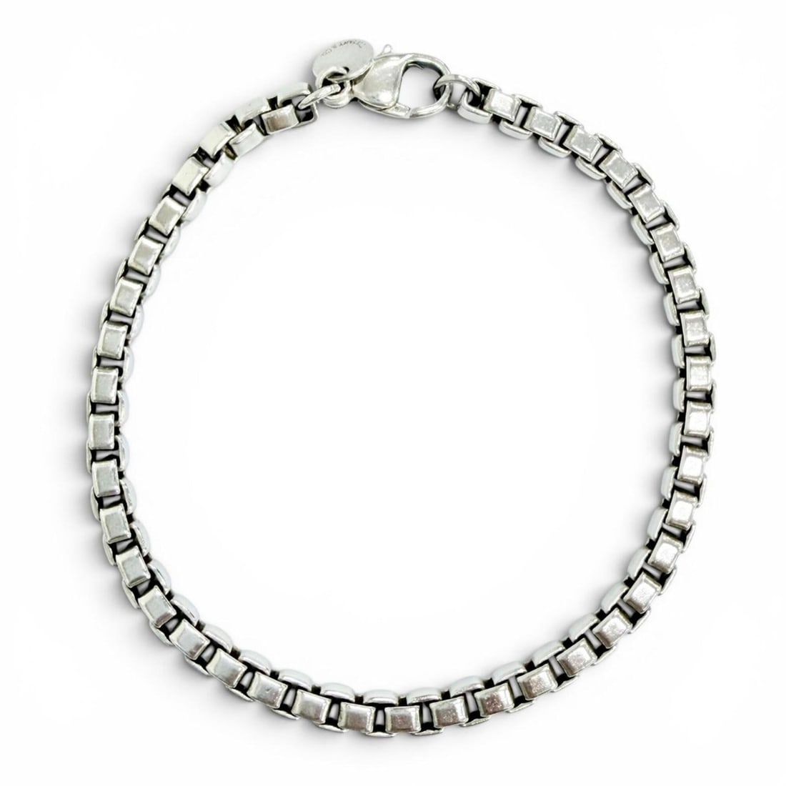 TIFFANY&Co. Tiffany Venetian Bracelet, 925 Sterling Silver, Weight 15.28g, Women's, Comes with Box: --- Catalog ---Category: SizeLength: 18.5cm / 7.28''Category: DesignType: Charm braceletGender: WomenMaterial: Silver 925Category: GeneralBrand: Tiffany--- Item List ---Section: ConditionRanking: Rank