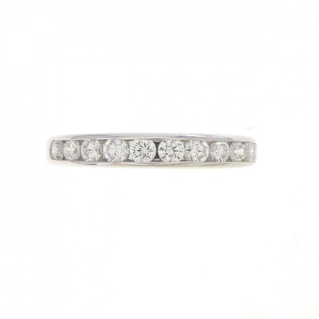 Tiffany Half Circle Channel Setting Ring - 2