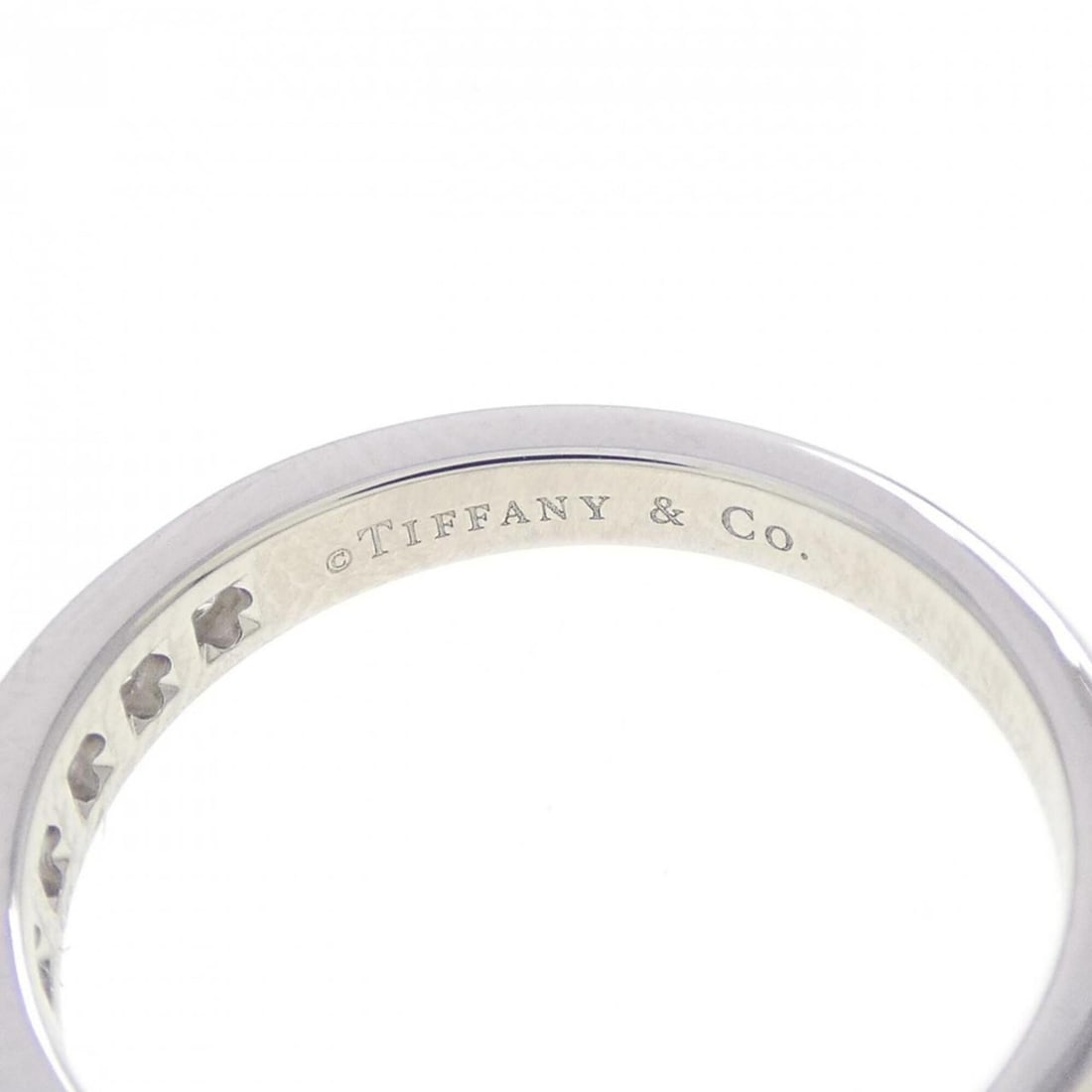 Tiffany Half Circle Channel Setting Ring - 4