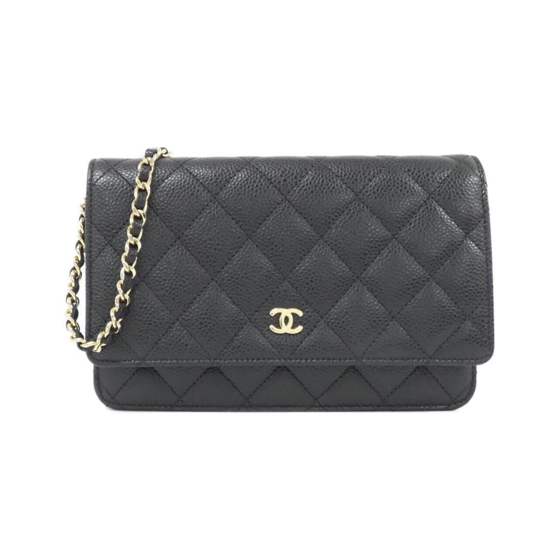 Chanel Timeless Classic Line 33814 Wallet Chain: --- Catalog ---Category: SizeSize (HxWxD): 12cm x 19cm x 4cm / 4.72'' x 7.48'' x 1.57''Category: DesignType: Chain/Shoulder walletColor: Black, BordeauxGender: Men,WomenMaterial: Grained Calfskin