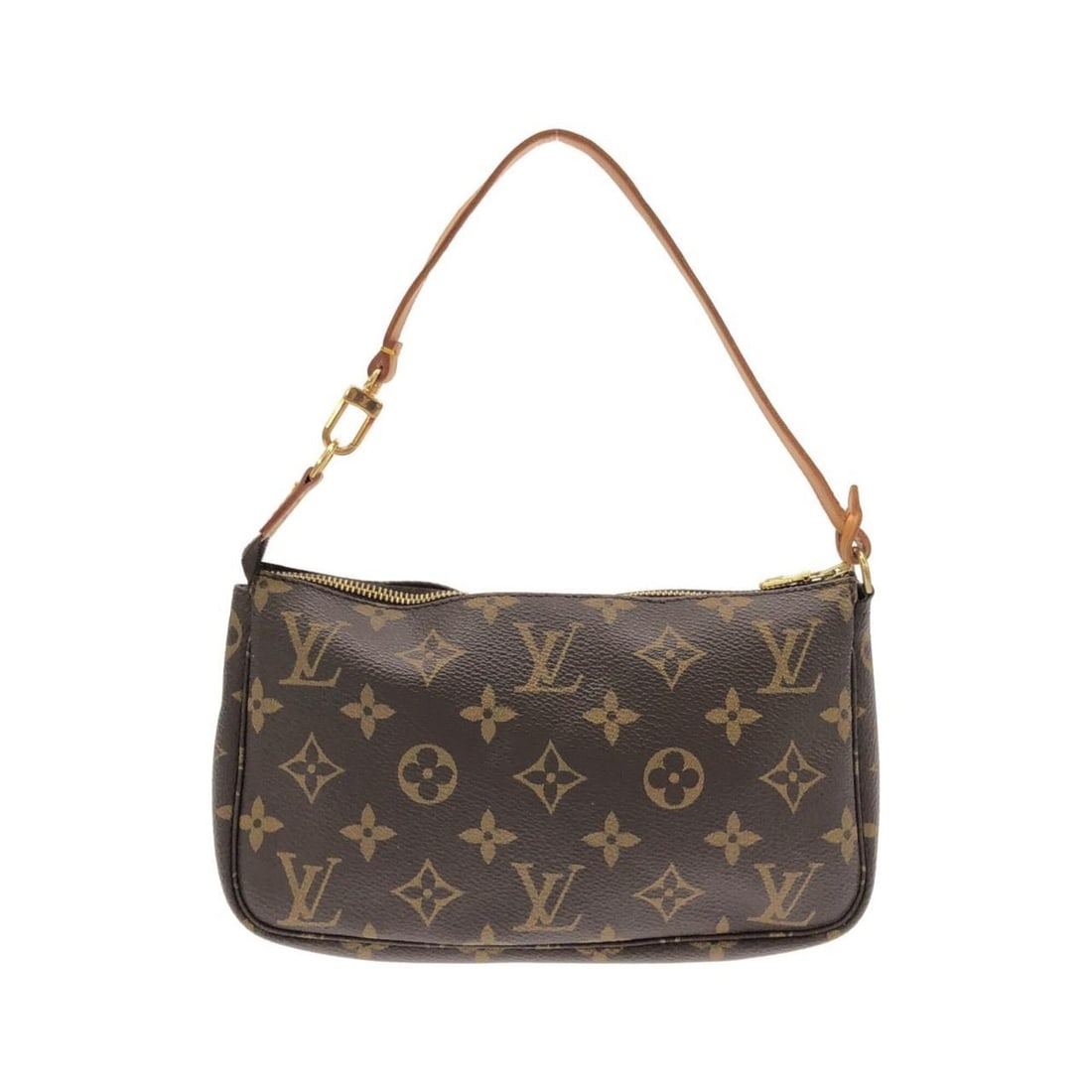 Louis Vuitton Monogram Pochette Accessoires M51980 Accessory Pouch: --- Catalog ---Category: SizeSize (HxWxD): 13cm x 21cm x 2.5cm / 5.11'' x 8.26'' x 0.98''Category: DesignType: Pochette, PouchColor: MarronGender: WomenMaterial: Coated canvas Hardware Color:
