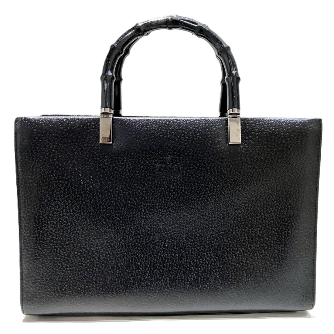 Gucci Bamboo 2-Way Handbag, Leather, 0021035 002045: --- Catalog ---Category: SizeSize (HxWxD): 21cm x 30cm x 7cm / 8.26'' x 11.81'' x 2.75''Category: DesignType: HandbagColor: BlackGender: WomenMaterial: Bamboo , Leather Category: GeneralMPN: 0021035