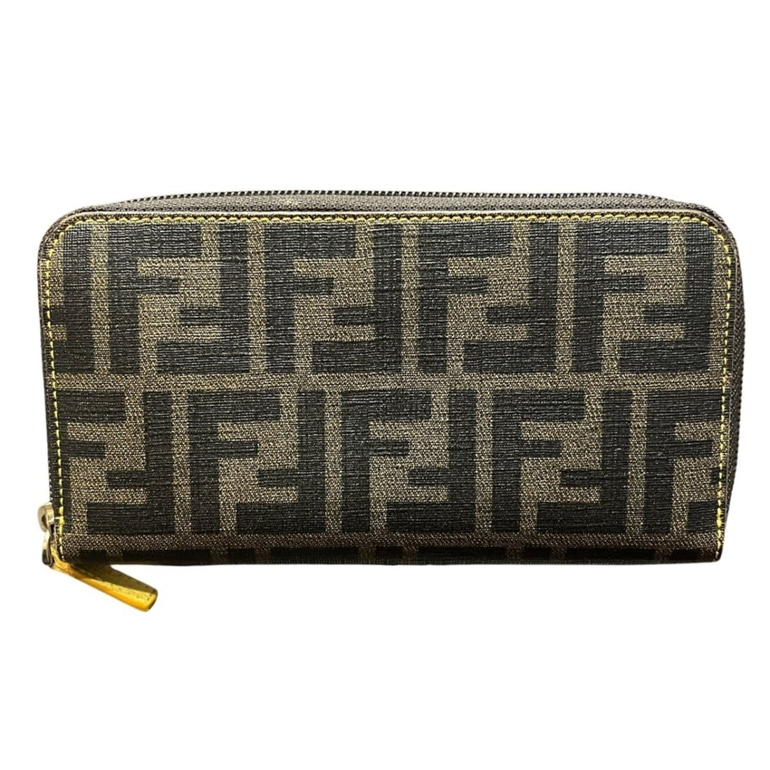 Fendi FENDI Round Zip Long Wallet Zucca 8M0024 (1 of 9)