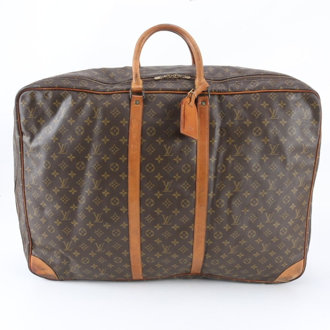 Louis Vuitton Monogram Sirius 70 M41400 Leather Boston Handbag Tote Bag Carry-on for Men (1 of 11)