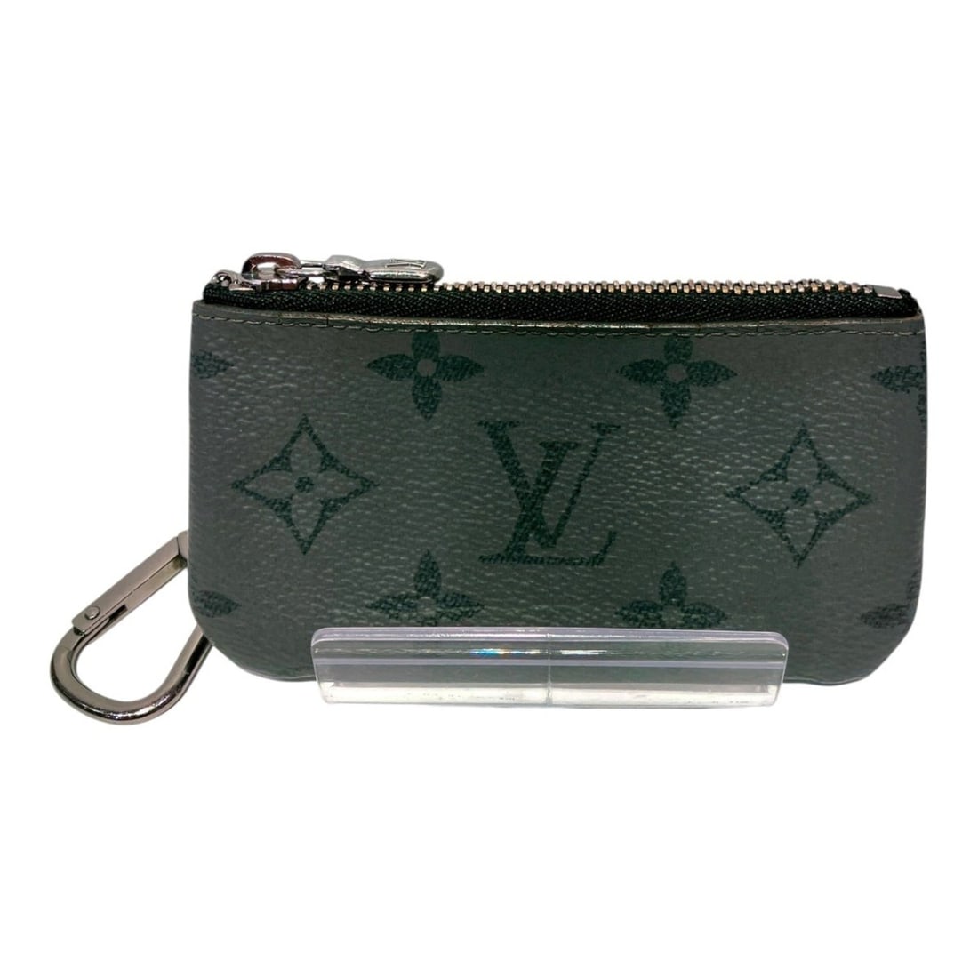 Louis Vuitton Pochette Clé Wallet/Coin Case, Monogram Eclipse Reverse Canvas, M80905: --- Catalog ---Category: SizeSize (HxWxD): 6cm x 11.5cm x 1cm / 2.36'' x 4.52'' x 0.39''Category: DesignType: PochetteColor: Black, GrayGender: MenMaterial: Canvas Category: GeneralLine: Monogram Ecli