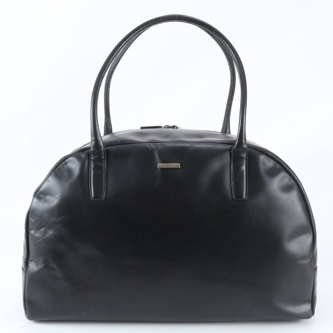 Gucci 012 2123 0328 Leather Boston Handbag Tote Bag Carry Black Men's: --- Catalog ---Category: SizeSize (HxWxD): 35cm x 57cm x 23cm / 13.77'' x 22.44'' x 9.05''Category: DesignType: Boston bag, Tote bagColor: BlackGender: MenMaterial: Leather Category: GeneralBrand: Guc