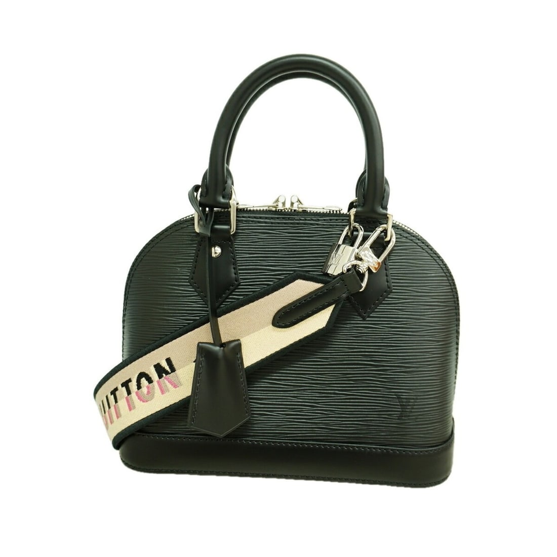 Louis Vuitton Alma BB Epi Leather Handbag M59217 Noir 2-way bag for women P3337419: --- Catalog ---Category: SizeSize (HxWxD): 18cm x 23cm x 11cm / 7.08'' x 9.05'' x 4.33''Category: DesignType: HandbagColor: NoirGender: WomenCategory: GeneralMPN: M59217Brand: Louis Vuitton--- Item Li