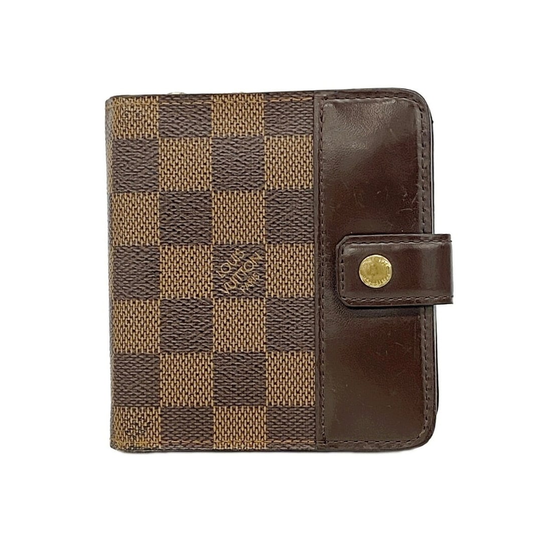 Louis Vuitton Damier Compact Zip Wallet N61668 Ebene Women's P3291149: --- Catalog ---Category: SizeSize (HxWxD): 11cm x 10.5cm x 2.5cm / 4.33'' x 4.13'' x 0.98''Category: DesignType: Wallet (bi-fold)Color: EbeneGender: WomenCategory: GeneralMPN: N61668Brand: Louis Vuitt