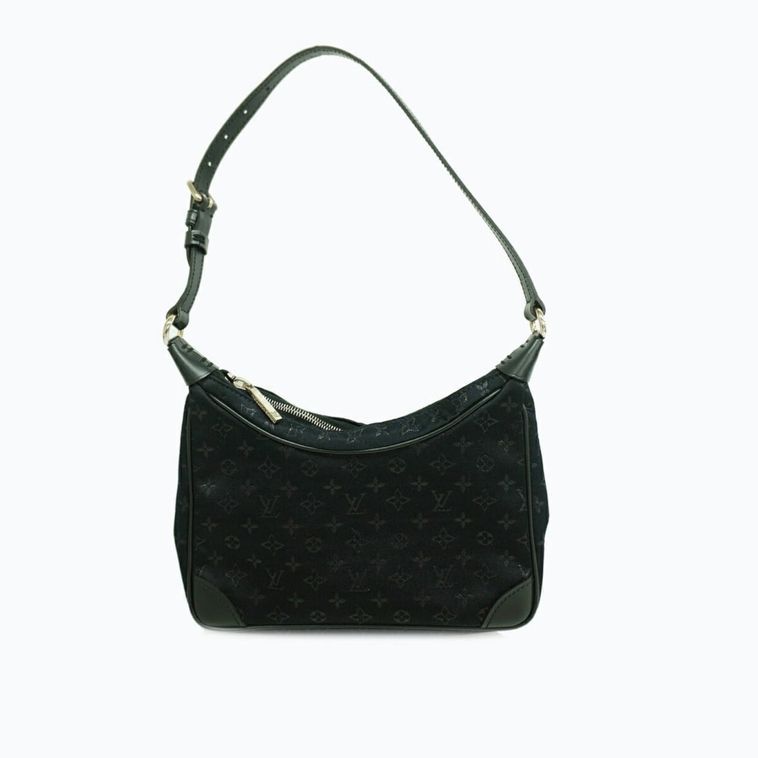 Louis Vuitton Monogram Satin Little Boulogne Bag/Pouch M92142 Noir (Women's): --- Catalog ---Category: SizeSize (HxWxD): 11.5cm x 19.5cm x 5cm / 4.52'' x 7.67'' x 1.96''Category: DesignType: PouchColor: NoirGender: WomenCategory: GeneralMPN: M92142Brand: Louis Vuitton--- Item L