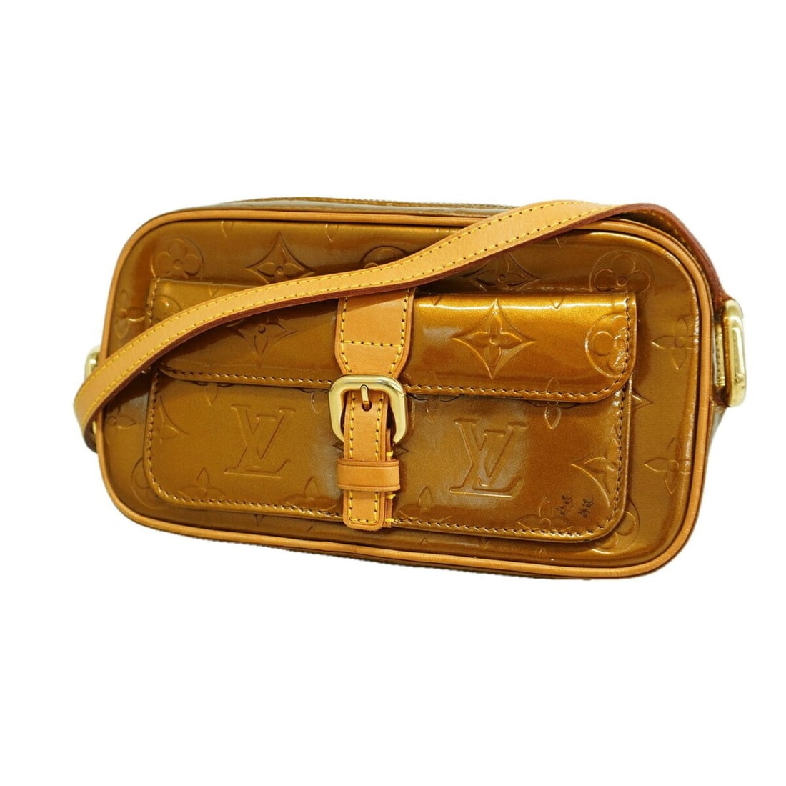 Louis Vuitton Vernis Christie MM Shoulder Bag M91109 Bronze (Women's): --- Catalog ---Category: SizeSize (HxWxD): 11cm x 21cm x 5cm / 4.33'' x 8.26'' x 1.96''Category: DesignType: Shoulder bagColor: BronzeGender: WomenCategory: GeneralMPN: M91109Brand: Louis Vuitton--- I