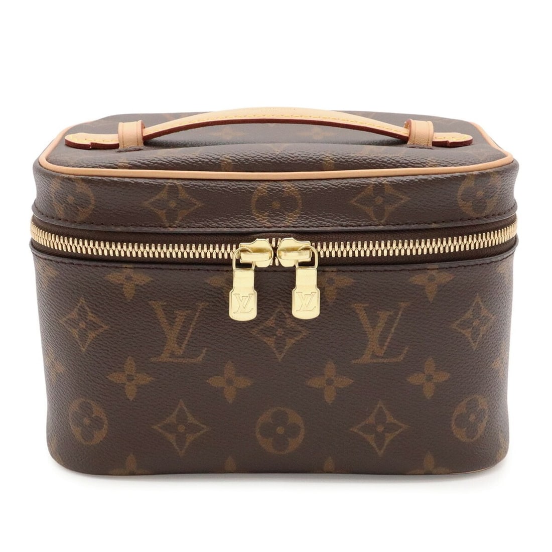 LOUIS VUITTON Louis Vuitton Monogram Nice Mini Handbag Pouch Makeup Box Travel Multi M44495 (1 of 8)