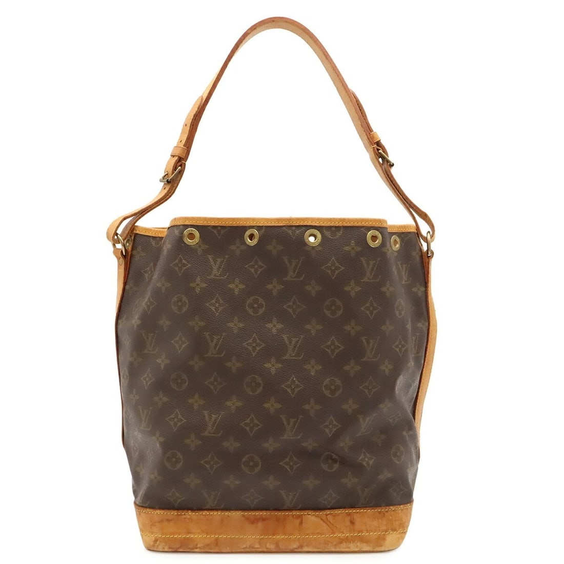 LOUIS VUITTON Louis Vuitton Monogram Noe Shoulder Bag Model M42224: --- Catalog ---Category: SizeWeight: 580g / 1.27lb.Size (HxWxD): 35cm x 26cm x 19cm / 13.77'' x 10.23'' x 7.48''Strap Length: 86cm / 33.85''Category: DesignType: Shoulder bagColor: BrownGender: WomenM
