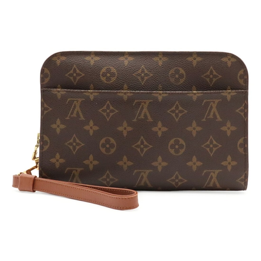 LOUIS VUITTON Louis Vuitton Monogram Orsay Second Bag Clutch Handbag M51790: --- Catalog ---Category: SizeSize (HxWxD): 16.5cm x 24.5cm x 5.5cm / 6.49'' x 9.64'' x 2.16''Category: DesignType: Clutch bag, HandbagColor: BrownGender: MenMaterial: Monogram , Canvas , PVC , Coated 